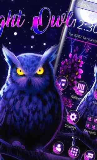 Thème Purple Night Owl 1
