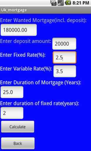 UK Mortgage Calculator 3