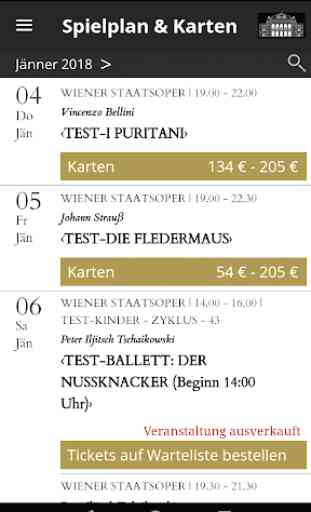 Wiener Staatsoper Tickets 1