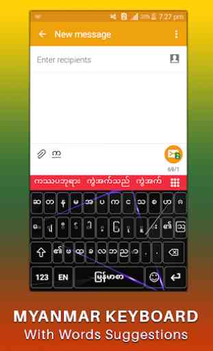 Zawgyi Keyboard: Burmese keyboard, Zawgyi Font 3