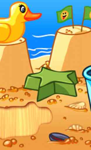 mes énigmes océan vacances animaux (Ocean Animals Puzzle) - pour les bambins et les enfants (Wooden animal shape and form puzzles for kindergarten kids and toddlers) 4