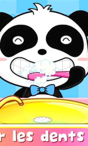 Au bain, bébé panda - Hygiène 2