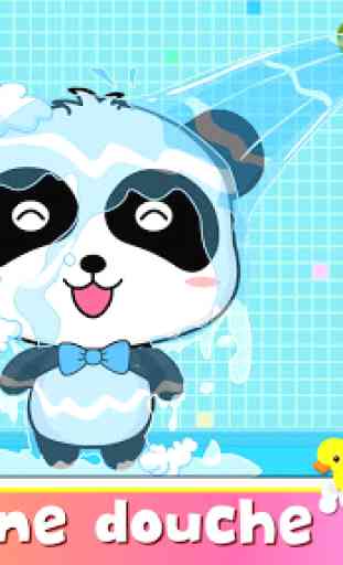 Au bain, bébé panda - Hygiène 3