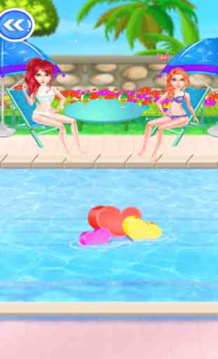 Fête à la piscine pour filles 4
