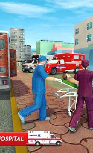 911 Porter secours Ambulance Simulateur 4