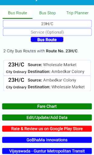 Amaravati, Vijayawada, Guntur APSRTC City Bus Info 1