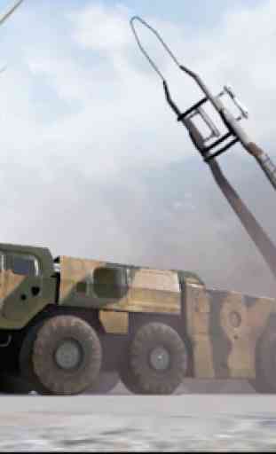 Armée Missile Launcher Truck 3D 3