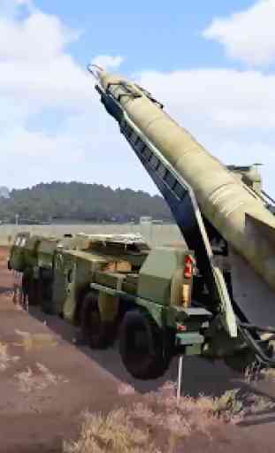 Armée Missile Launcher Truck 3D 4
