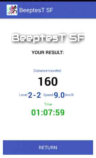 Beep Test SF 3