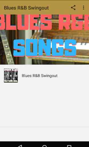 Blues R&B Swingout Songs (without internet) 1