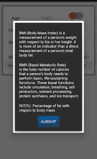 BMI Calculator - BMR Weight Health Calculator 2