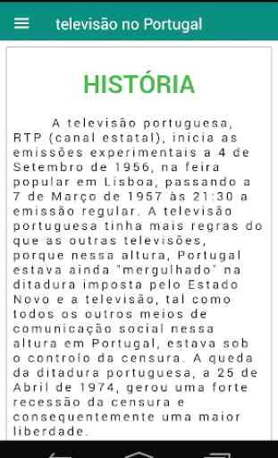 Canais de televisão do Portugal 2