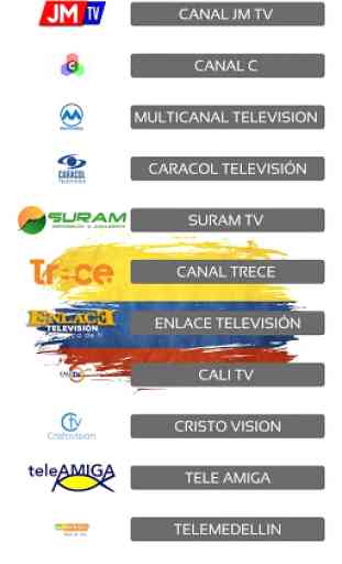 Canales de TV Colombia 2