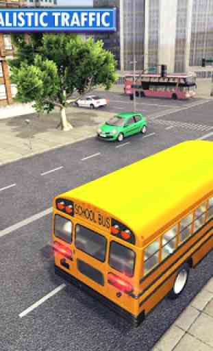 City School Bus Simulator 2019: conduite libre 1