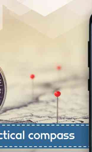 Compass Pro - Compass précis App & Qibla Finder 1