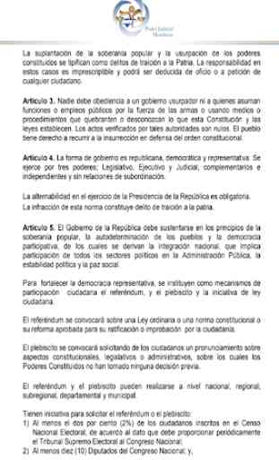 Constitución de la República de Honduras 3