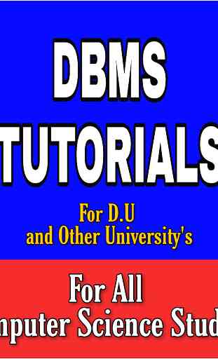 DBMS Tutorials for CS 2019 - Learn Offline 1
