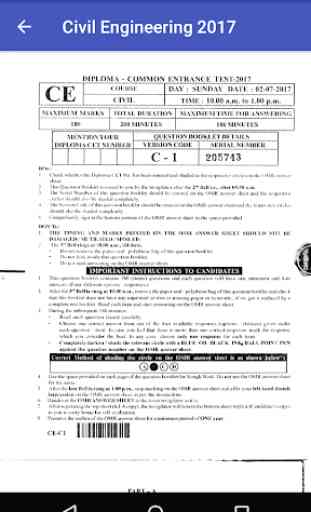 Diploma CET Question Papers 4