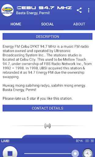 Energy FM Cebu 94.7 Mhz 3