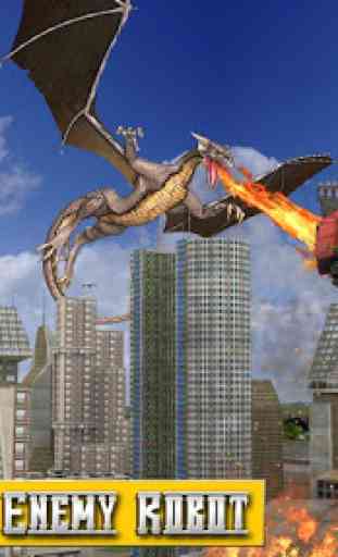 Flying Dragon Robot Transformation: Robot games 3D 4