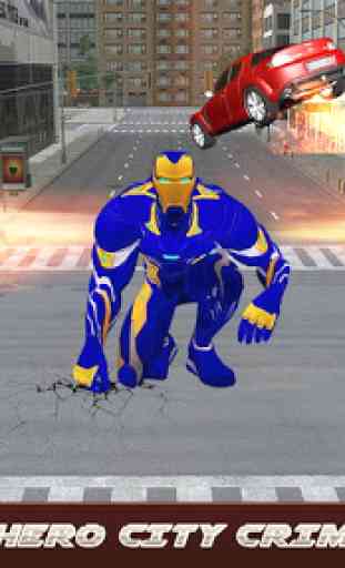 Iron Superhero Rescue : Flying Superhero Games 3
