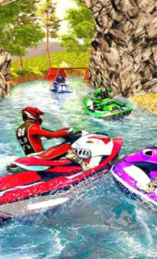 Jet d'eau ski Boat Racing 3D 3