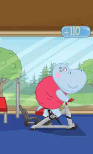 Jeux de fitness: Hippo Trainer 4
