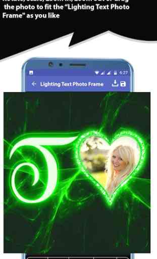 Lighting Text Photo Frame 3