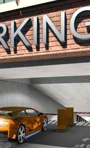 Multi Storey Car Garage Parking Spot 3D 4