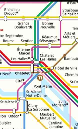 Paris Metro Map 1