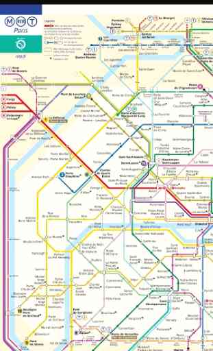 Paris Metro Map 3