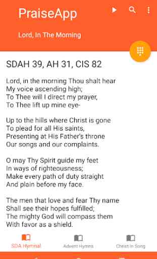 PraiseApp: SDAH, Advent Hymns and Christ In Song 1