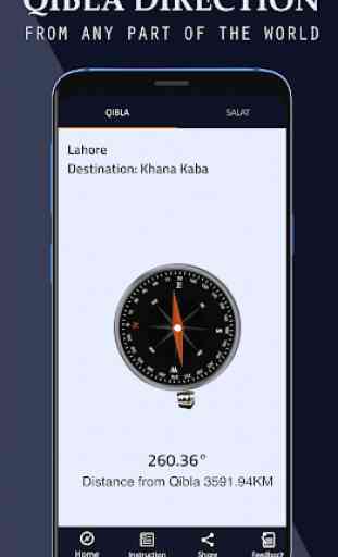 Qibla Finder - Direction & Salat Timing alarm 2
