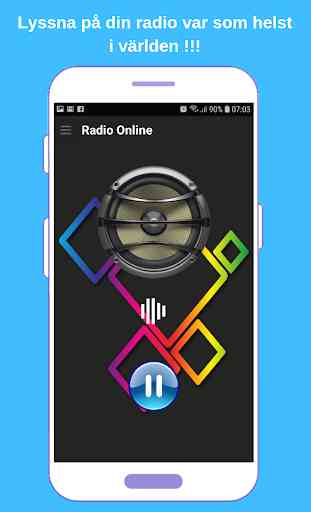 Radio App Station Rix FM Sverige Online Fri 3