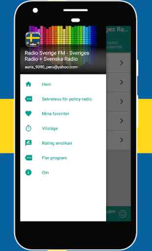 Radio Suède, radio FM Suède 1