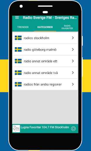 Radio Suède, radio FM Suède 2