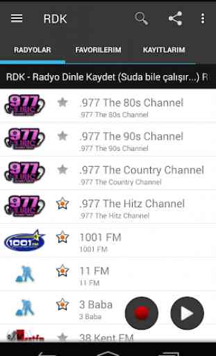 Radyo Dinle Kaydet - RDK 2