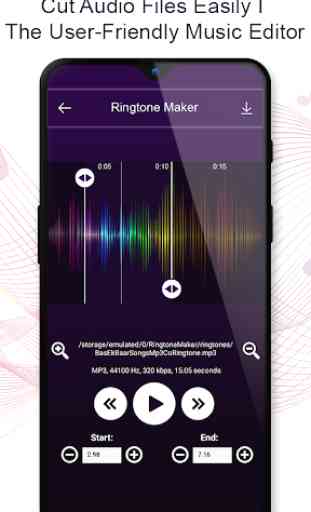 Ringtone Maker and MP3 Cutter 3