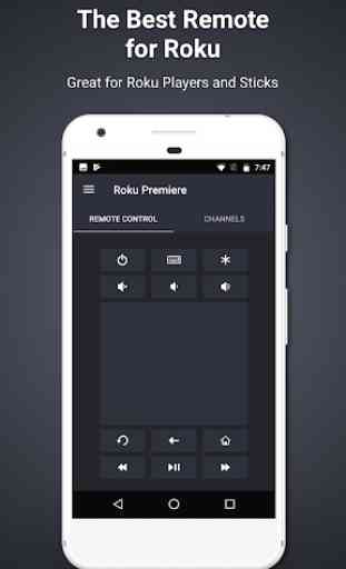 Rokie: télécommande tactile pour Roku avec clavier 1