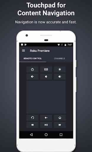 Rokie: télécommande tactile pour Roku avec clavier 3