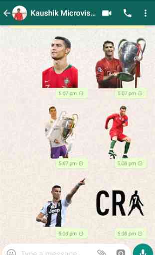 Ronaldo Stickers For WhatsApp 3