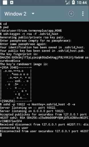 SecureBox - extra ssh/sftp/scp and key commands 4