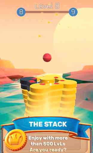 The Stack Tower : Fall game with 3d Ball ☄ 2