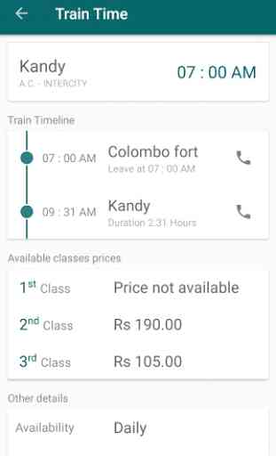 Train Schedule Sri Lanka 4