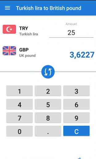 Turkish lira British pound / TRY to GBP Converter 1