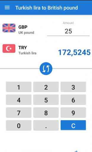 Turkish lira British pound / TRY to GBP Converter 2