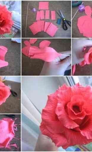 Tutoriels fleur d'origami 2