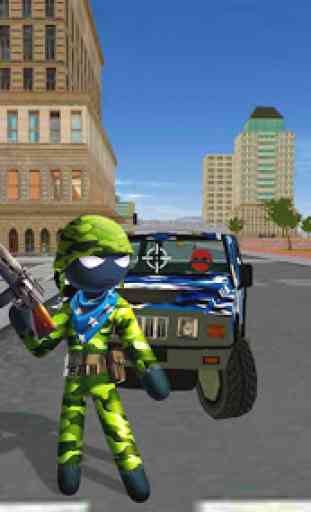 US Army Counter Stickman Rope Hero Crime OffRoad 1