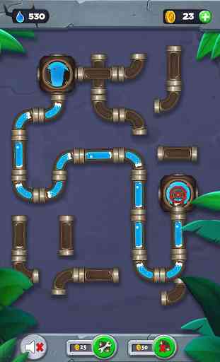 Water flow - Connect the pipes 4