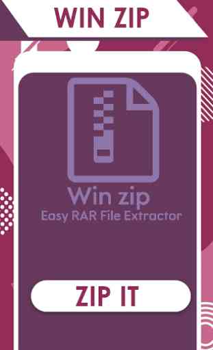 Win zip - Easy RAR File Extractor 2019 1